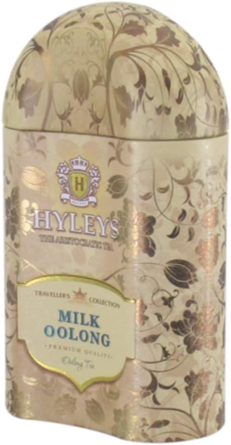Hyleys Milk Oolong Chinese Medium Leaf Tea in Tin 3.52 Ounce (100g) - Traveller's Collection