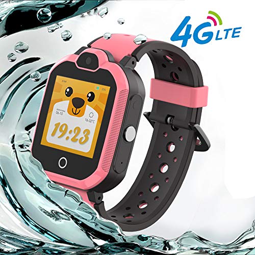 9Tong Waterproof Tracker Phone Watches Kids Video Calls Kid Smart Watch Bluetooth GPS