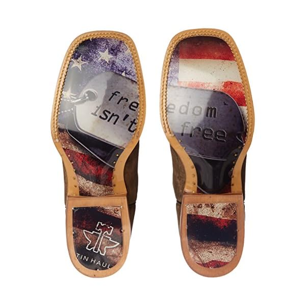 Tin Haul Shoes Men's Freedom Fashion Cowboy Boots - Image 5