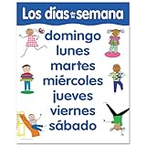 Creative Teaching Press Los Dias De La Semana Spanish Basic Skills Charts (5789)