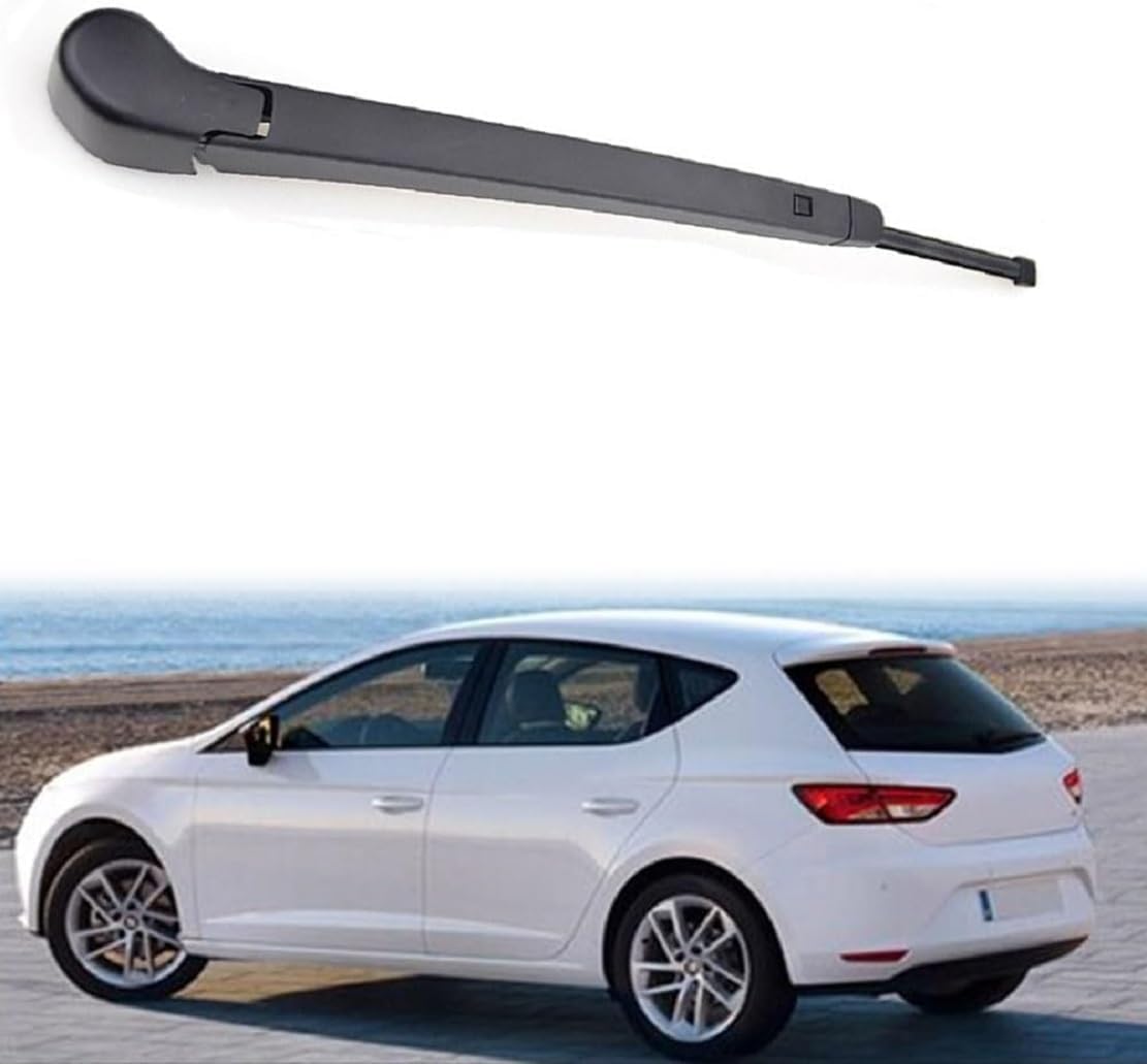 liufangfc Rear Wiper Arm Assembly Kit for Sitz Leon 5F MK3 Hatchback 2012-2019 – Complete Back Windscreen Blade Holder & Arm Set – OEM Direct Replacement