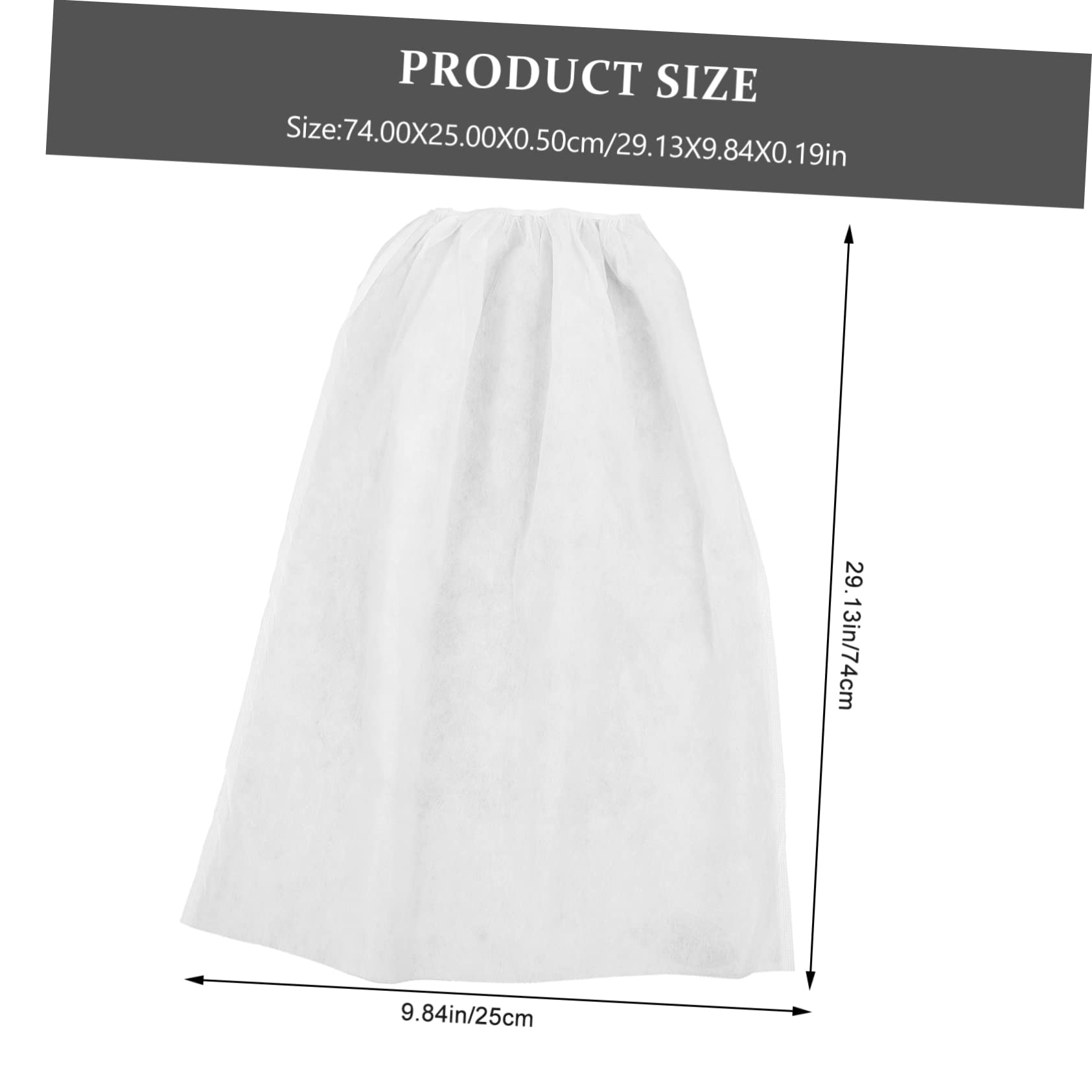 POPETPOP Multi-Purpose Bath Skirt 20pcs Non-Woven Spa Bath Towel Gown Facial Gown