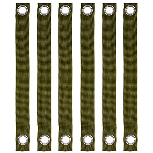 Shitailu 6 Pack of 16 Inch Tree Straps with Grommets for Guying/Staking - Young Tree and Plant...