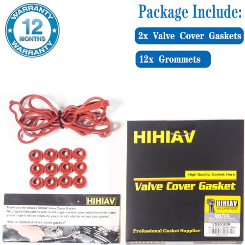 Image of VS50080R for Chevy Oldsmobile 3.8 Valve Cover Gasket Chevrolet Buick Pontiac 25530329 25535264 1988 1989 1990 1991 1992 1993 1994 1995 1996 1997 1998 1999 2000 2001 2002 2003 2004 2005 2006-2009 3.8L