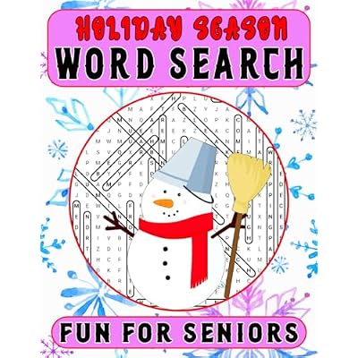 Holiday Season Word Search Fun For Seniors
