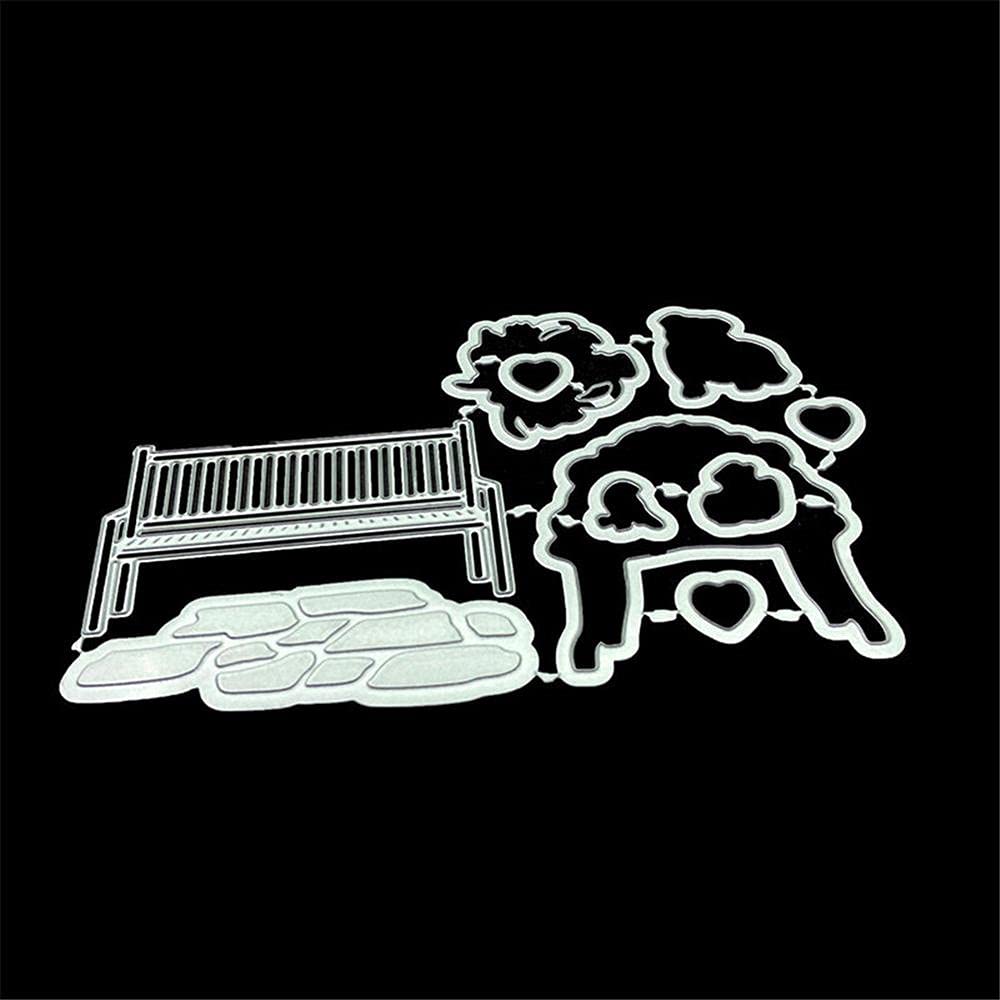 BENECREAT Set di 5 fustelle in metallo Animal Dog per la