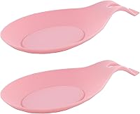 Vista 1 de Cucharas redondas de silicona - Juego de 2 rosas