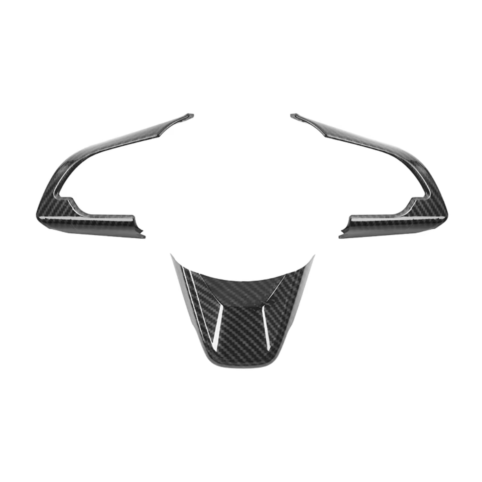 Car Interior Moulding Trim for Suzuki for Jimny 2019 Up Interior Stickers Car Accessories Auto Steering Wheel Decoration Pannel Covers ABS Trim(Carbon Fiber Black)