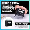 ExcelMark Custom Rubber Stamp Clean & Easy Stamping Personalized Self-Inking Stamp (Small)