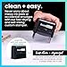 ExcelMark Custom Rubber Stamp – Clean & Easy Stamping – Personalized Self-Inking Stamp (Small)