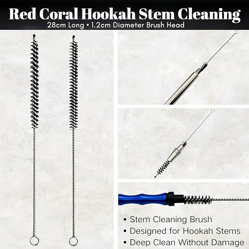 Cepillos flexibles para base de shisha y limpieza profunda 4