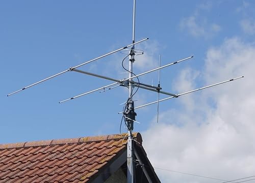 Miniatura 2 de Antena Sirio Siriosy 50-3 50-54Mhz 6 Metro Sintonizable 3 Elementos Yagi Antena