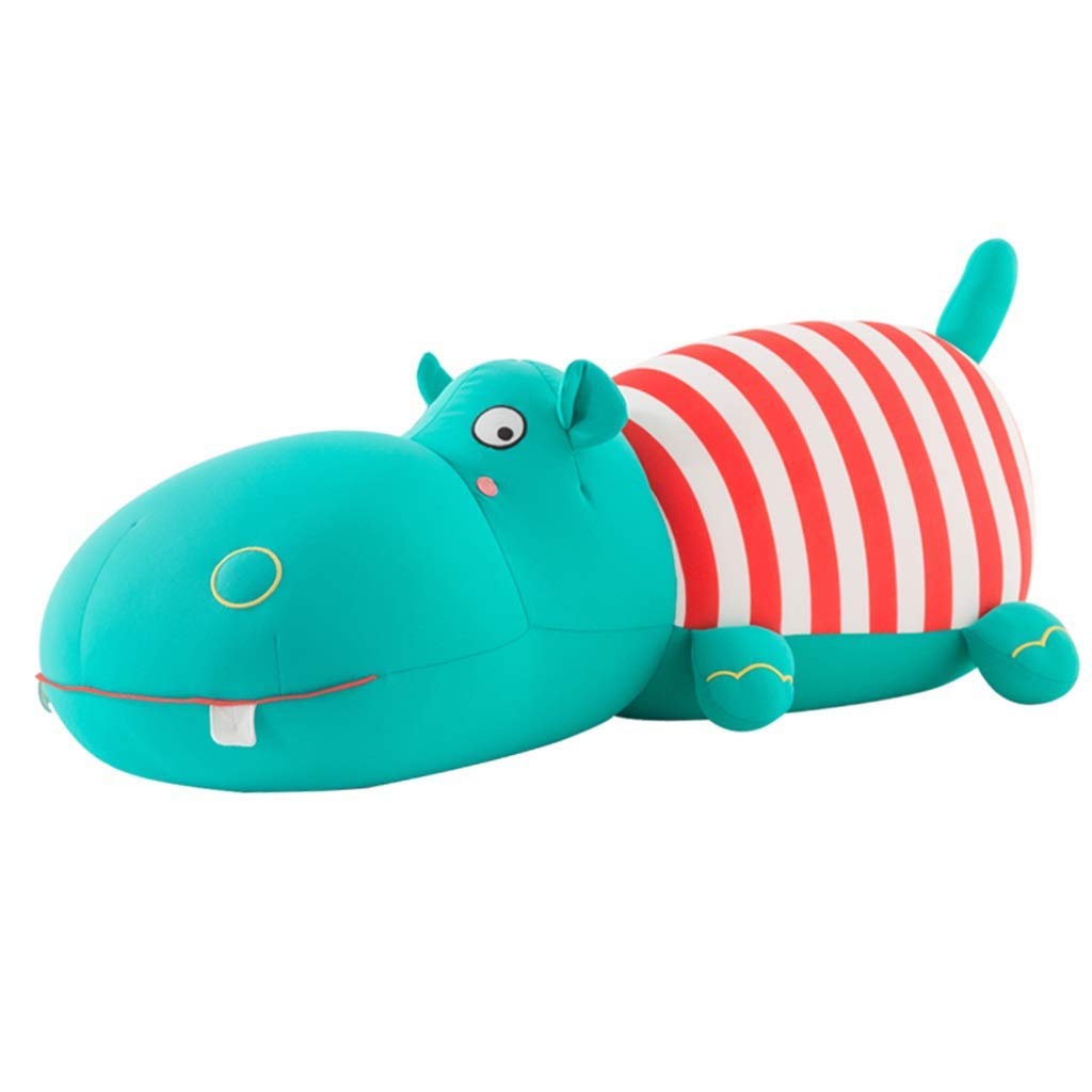 SFYSP Plush toy - Home Hippo Stuffed Animals Oh So Soft Plush Mother Baby Hippos Hippopotamus (Size : L)