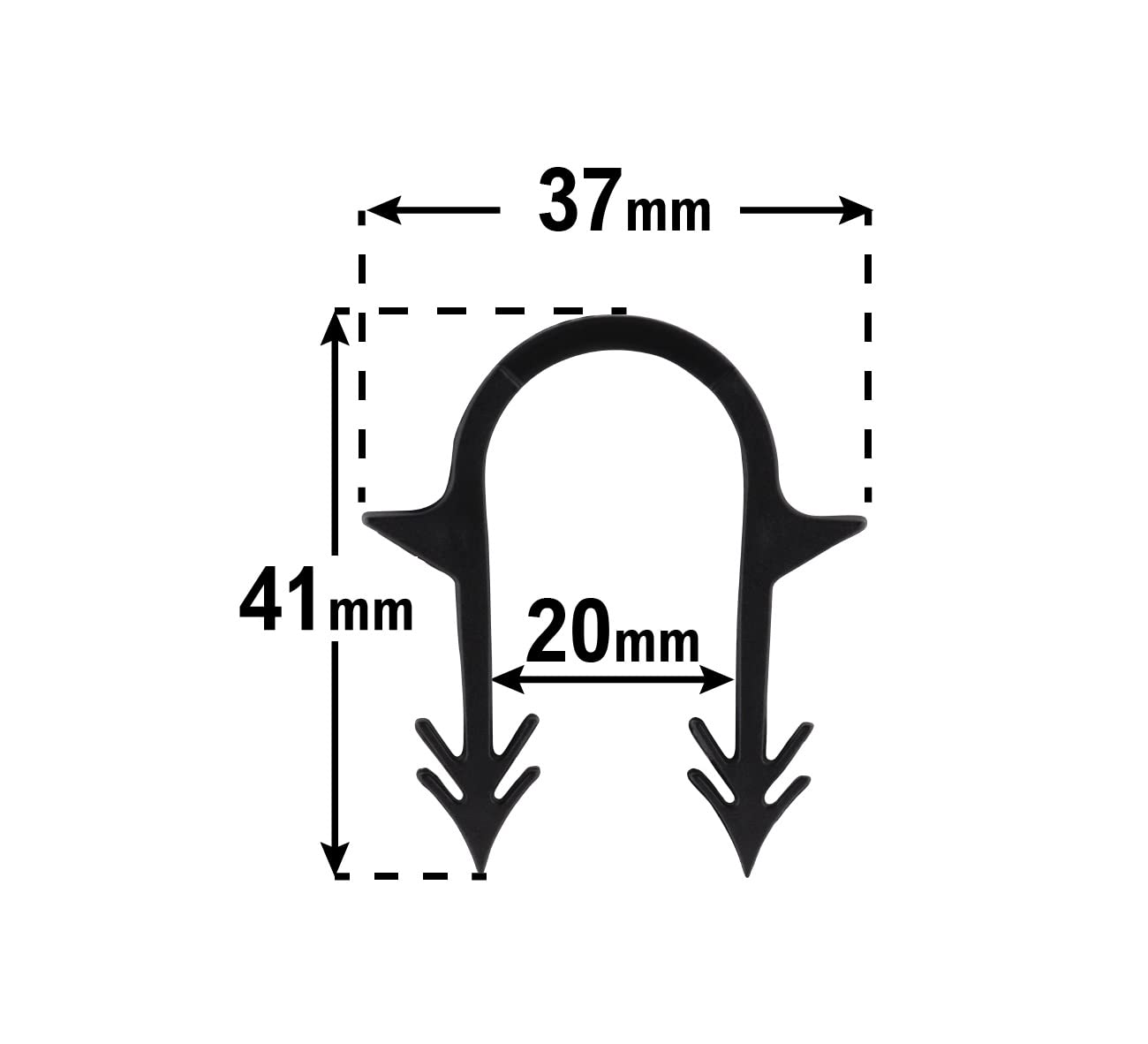 Caja de 300 Grapas para Suelo Radiante de 40 mm de Longitud | Fijación Rápida y Segura de Tubos | Compatibles con Grapadora Universal | NOYON & THIEBAULT