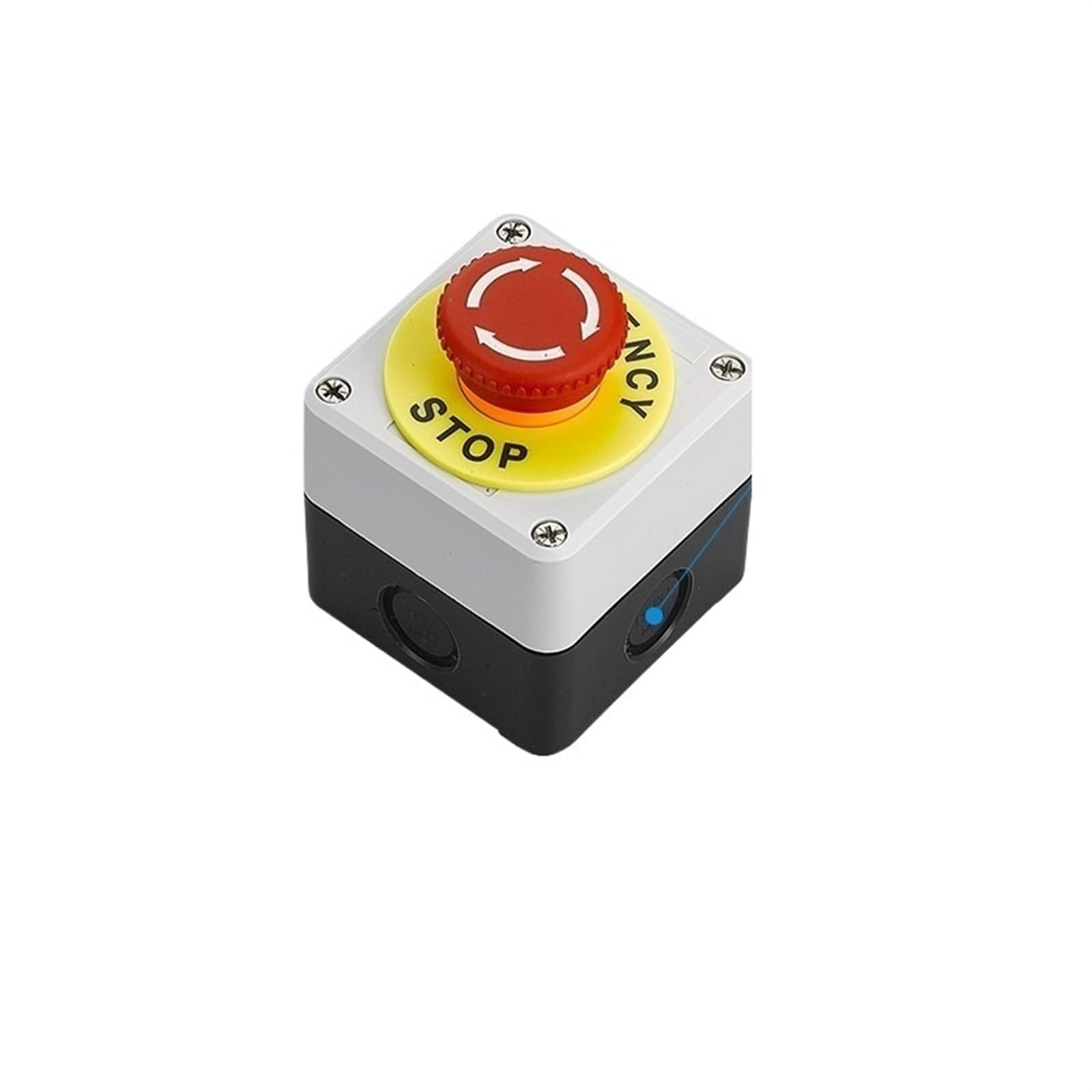 Boîtier De Commande Boutons Industrielle Étanche 3 Trous - ABS + Métal Anti-déflagrant Anti-corrosion