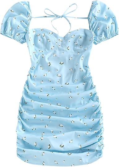 Amazon.com: ZAFUL Vestido corto sin mangas con estampado de cerezo para  mujer : Ropa, Zapatos y Joyería