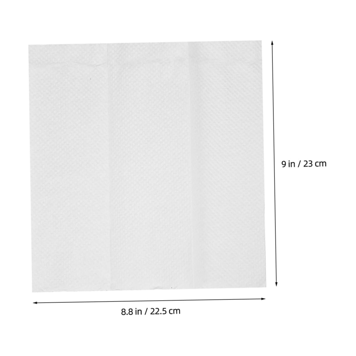 Toallas de Mano Desechables 2 Pack de Papel Blanco para Baño