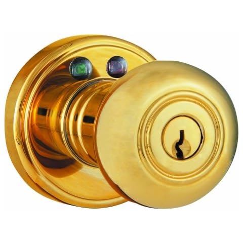 Morning Industry RKK-01P Radio Frequency Remote Door Knob, Polished Brass Cover