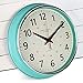 YAVIS Countryside Style Metal Wall Clock, Retro Vintage Wall Clock, Non Ticking Silent, Easy to Read for Living Room/Kitchen/Bedroom/Office 12.4