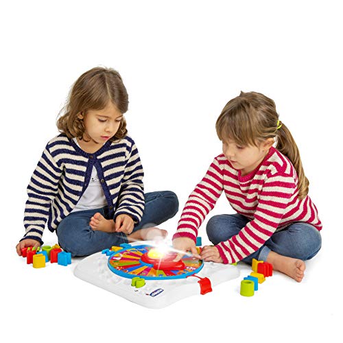 Chicco Baby Prof Tweetalige Nederlands/Engels Activiteitentafel voor Kinderen, Vorm sorteerspel, Interactief… - Image 6