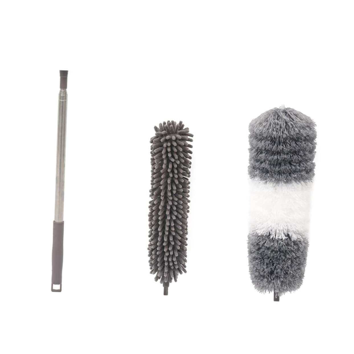 minkissy Duster Alternative Retractable Brush Extendable for Ceiling Wall Home Cleaning