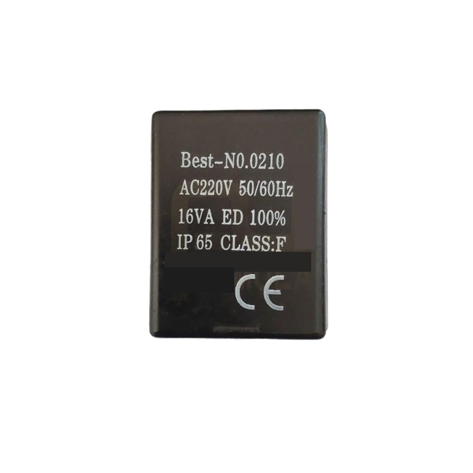 NYRXRYTCA BestNO.0210 Refrigeration Solenoid Valve Coil 50/60Hz 16VA IP65 Inner Hole 13mm Height 43mm(AC24V)