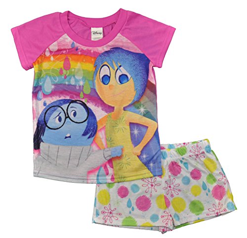 Disney Girls' Inside Out 2pc Pajama Short Set
