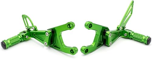 Miniatura 9 de FXCNC Juego de clavijas traseras ajustables CNC CNC para motocicleta, compatible con Benelli TNT 125 135 TNT125 TNT135 BJ125 2016 2017 2018 2019