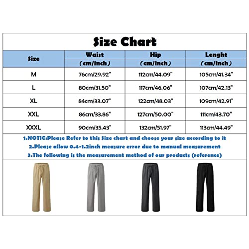 Homme décontracté Solide Pantalon Pantalon Pleine Longueur Pantalon Ample Bouton Poche Cordon décontracté Mode Pantalon Pantalon Casquettes - Image 7