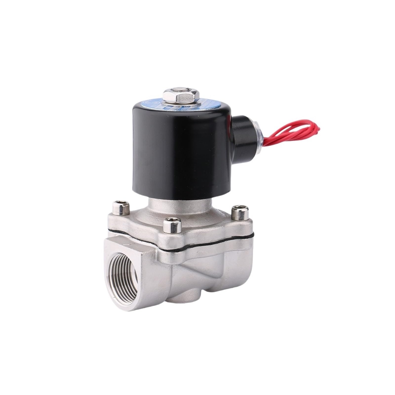 Válvula solenoide de 1 pulgada en acero inoxidable para automatización de riego y agua doméstica