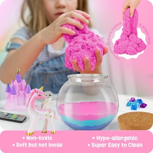 Einhorn Terrarium Set Kinder，Geburtstagsgeschenk Mädchen 4-12 Jahre – Ansicht 3