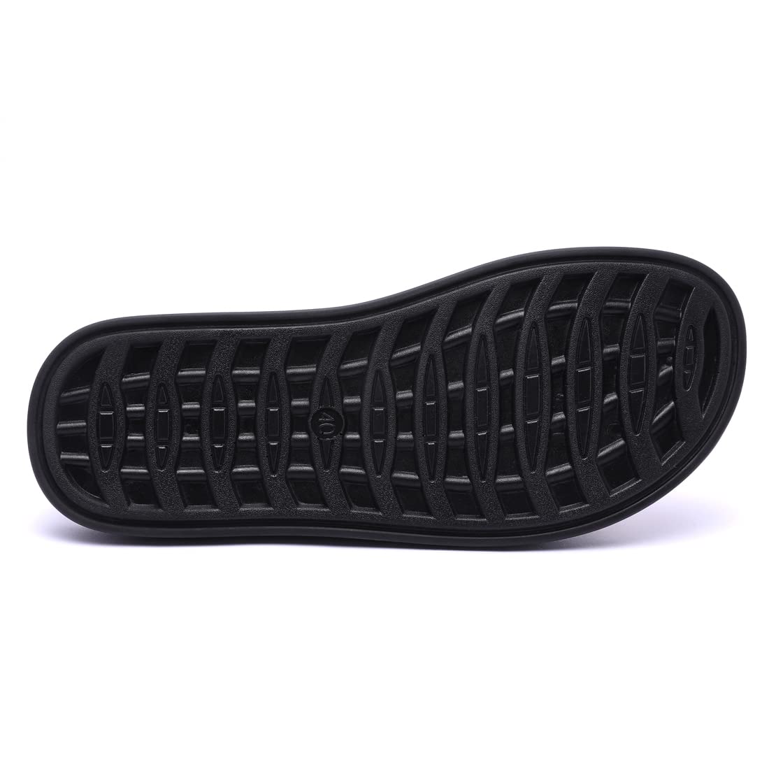 Harssidanzar Sandalias masculinas,sandalias deslizantes cruzadas antideslizantes en verano estilo anillo de dedo del pie al aire libre e Interior KM221EU1