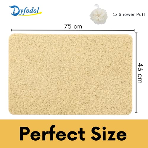 Idyfodol Tappetino da doccia in luffa