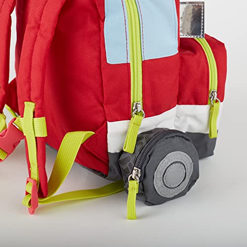 Sigikid Rucksack Fahrzeuge rot,Onesize