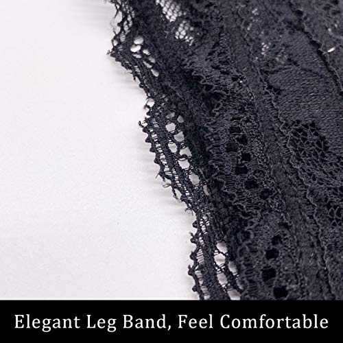 Image of Lace G String Thongs For Women Pack 10 Size X-Small to 3X-Large | Ultra soft lightweight lace fabric,Delicate floral sheer lace detailing,Invisible under tight dresses & jeans,