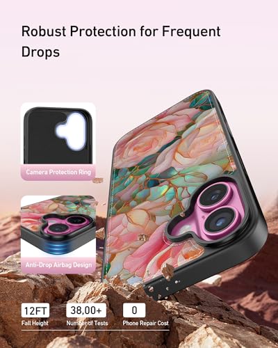 LUHOURI for iPhone 16 Plus Case Wallet - Wireless Charging Compatible - image 7