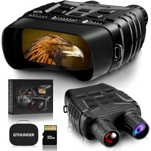 GTHUNDER Night Vision Goggles: 4K, 10x Zoom, App Control