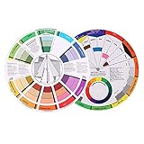 circulo cromatico para colorear con nombres ✅ 【Papel recubierto de alto peso】: la rueda de color está hecha de papel recubierto de alta calidad de 250 g/m², suave, no es fácil de romper, fuerte y duradero, revestimiento de doble cara, impermeable y resistente a la humedad. Hay 12 colores básicos claros con 3 colores primarios de rojo, amarillo y azul.