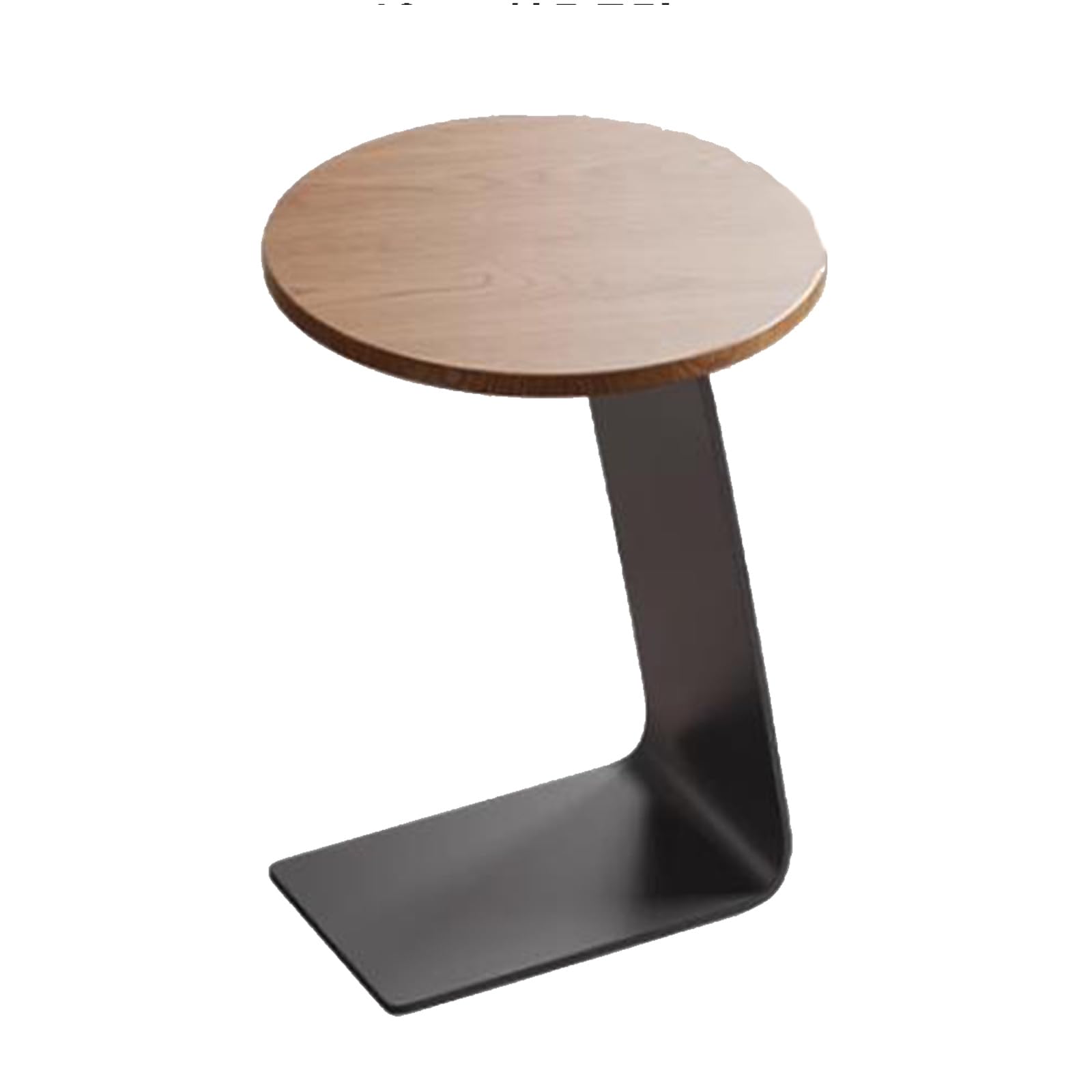 Table basse ronde JATIBOSH, petite table en métal noir pour votre chambre et salon