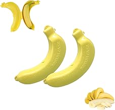 Banana Box Set of 2 Yellow Banana Container Large Banana Box 100% BPA Free Banana Storage Box for Work School Travel Banana Box for Fresh Bananas and Safe Storage Dishwasher Safe