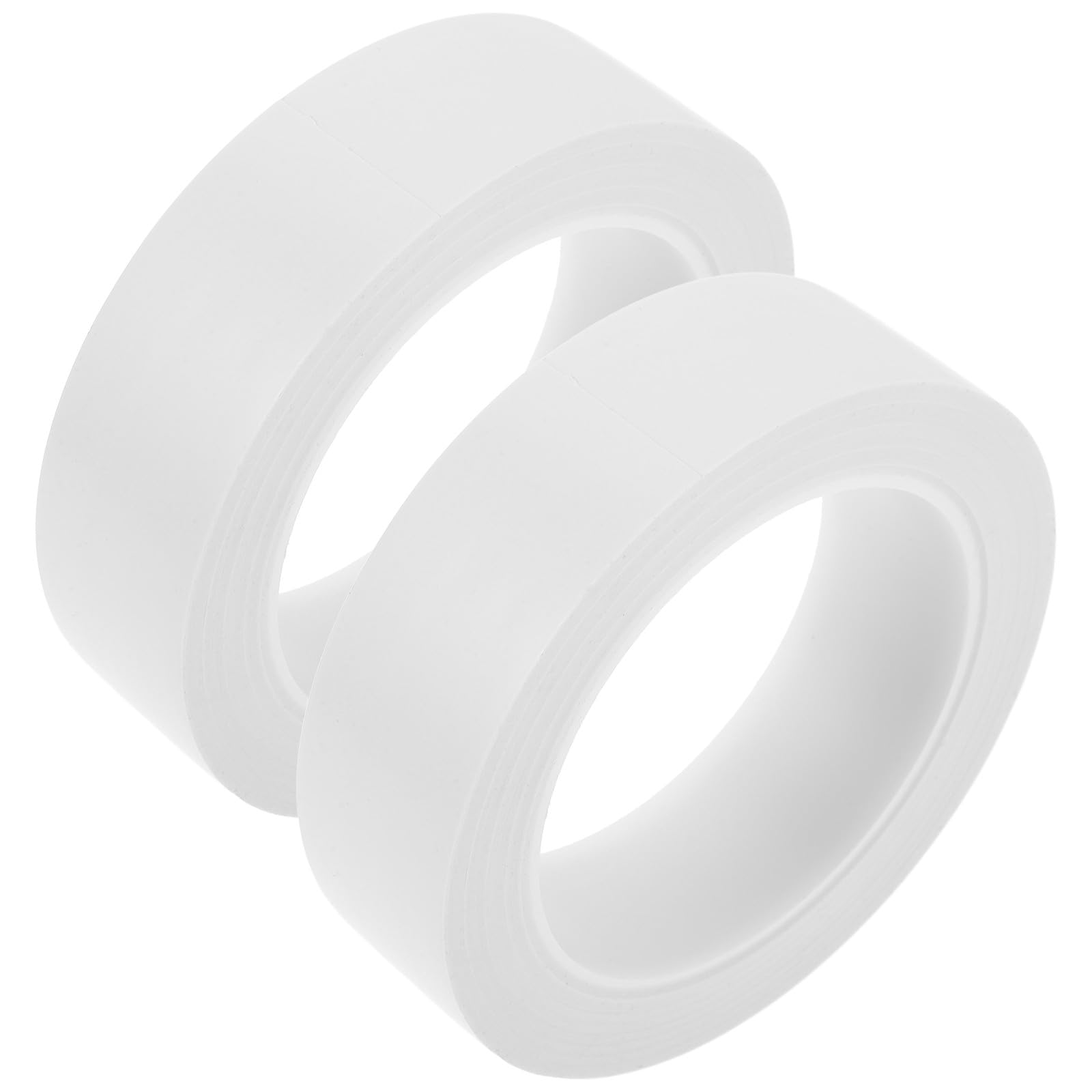 Ruban de Signalisation Blanc Adhésif 30 Mm X 33 M, 2 Rouleaux en PVC pour Marquage Sol de Terrain de Sport, Atelier et Couloir de Métro, Bande de Barrière Solide pour