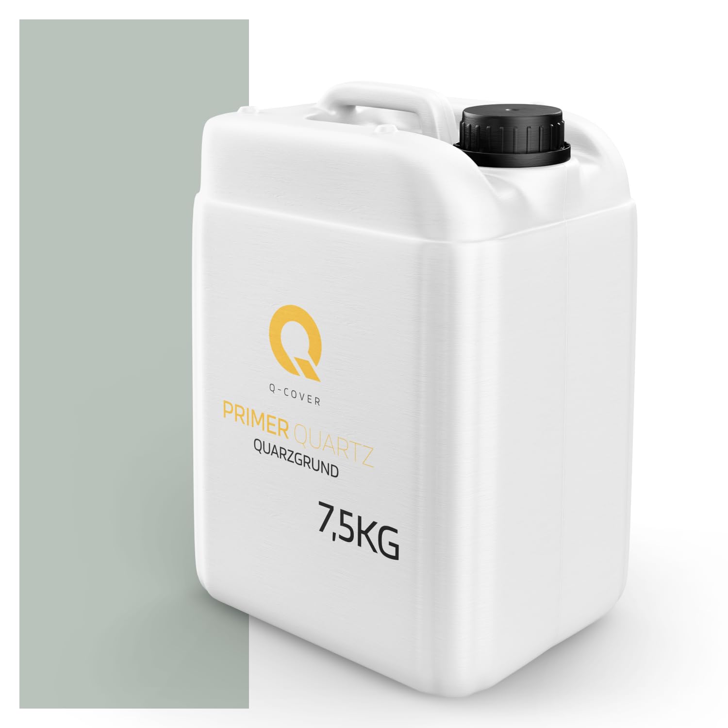 Quarzgrund für Dekorativer Putz mit Mica Grau D903 7,5KG | Acrylatdispersion Grundiermittel Innen & Außen für Wände und Decken Grundierung Schutz Mosaikputz ca. 0,3-0,4 KG/m2