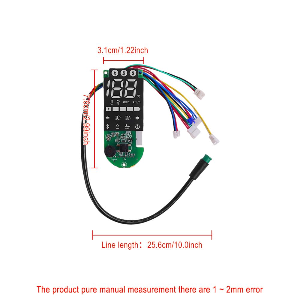 Tableau de Bord pour Xiaomi 5 Pro Panneau Bluetooth pour Scooter Electrique Pièce de Rechange Contrôleur Ecran pour Trottinette Electrique