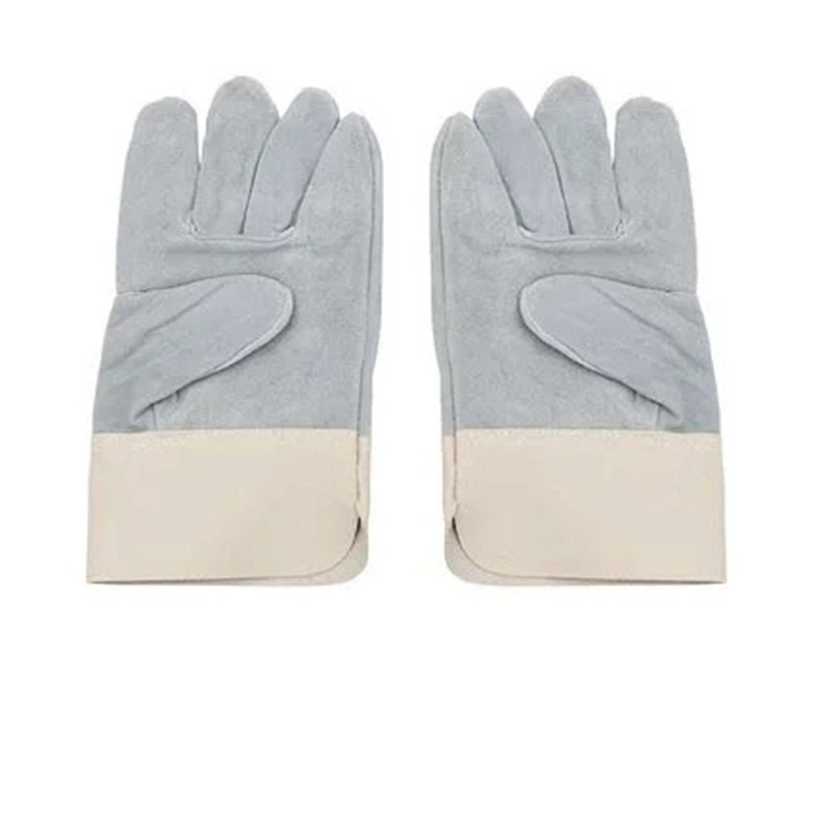 LNHHG Welding Clothes, Welding Glove Multifunctional Works Gloves Heat Resistant Protective Thick Wear Soft Cowhide(Short Single Layer)
