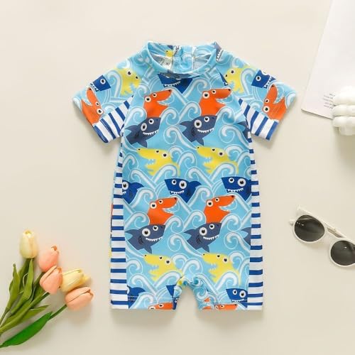 Image of Baby Bucket Boys Swimming Costume One Piece Swimsuit