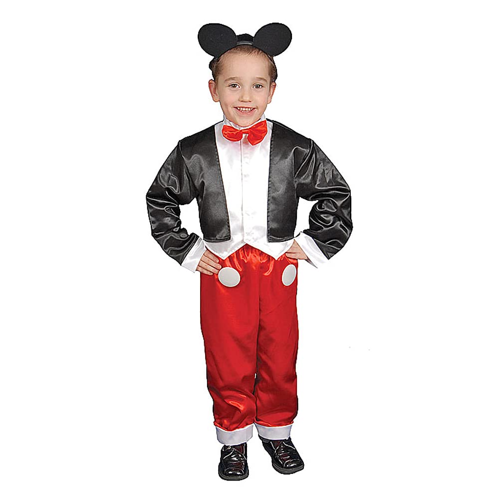 Dress Up America Deluxe Mr. Mouse Children's Costume Set - Mr. Mouse Dress Up Set for Role Play