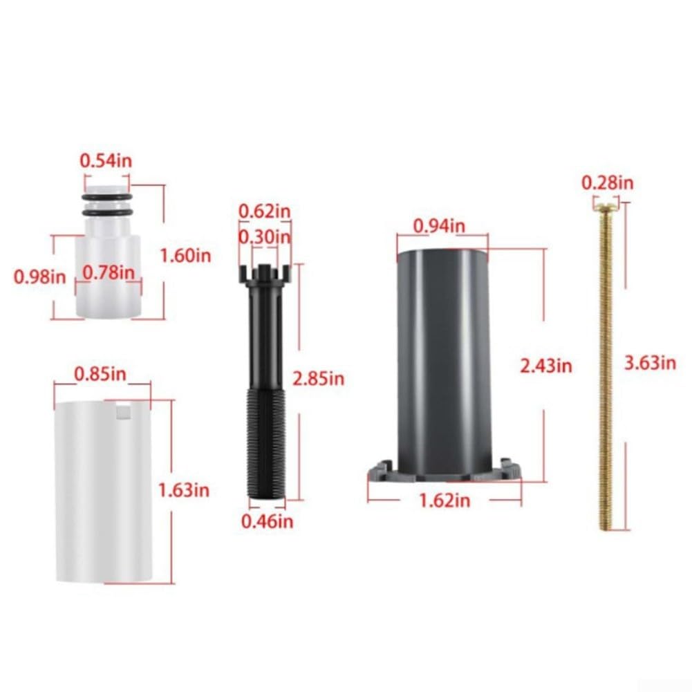 Set di prolunga di ricambio per Grohe 14048000 per finiture doccia e vasca Grohtherm SmartControl, accessorio di installazione flessibile da 25 mm per sistemi miscelatori