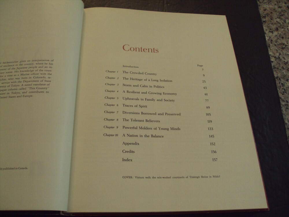 Life World Library Japan by Edward Seidensticker Print 1962 HC at
