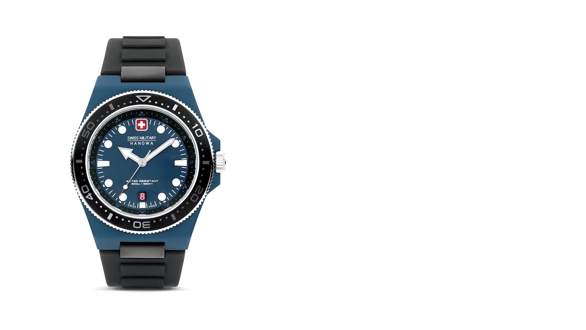 Swiss Military Hanowa SMWGN0001184 - Ocean Pioneer Swiss Made Blue