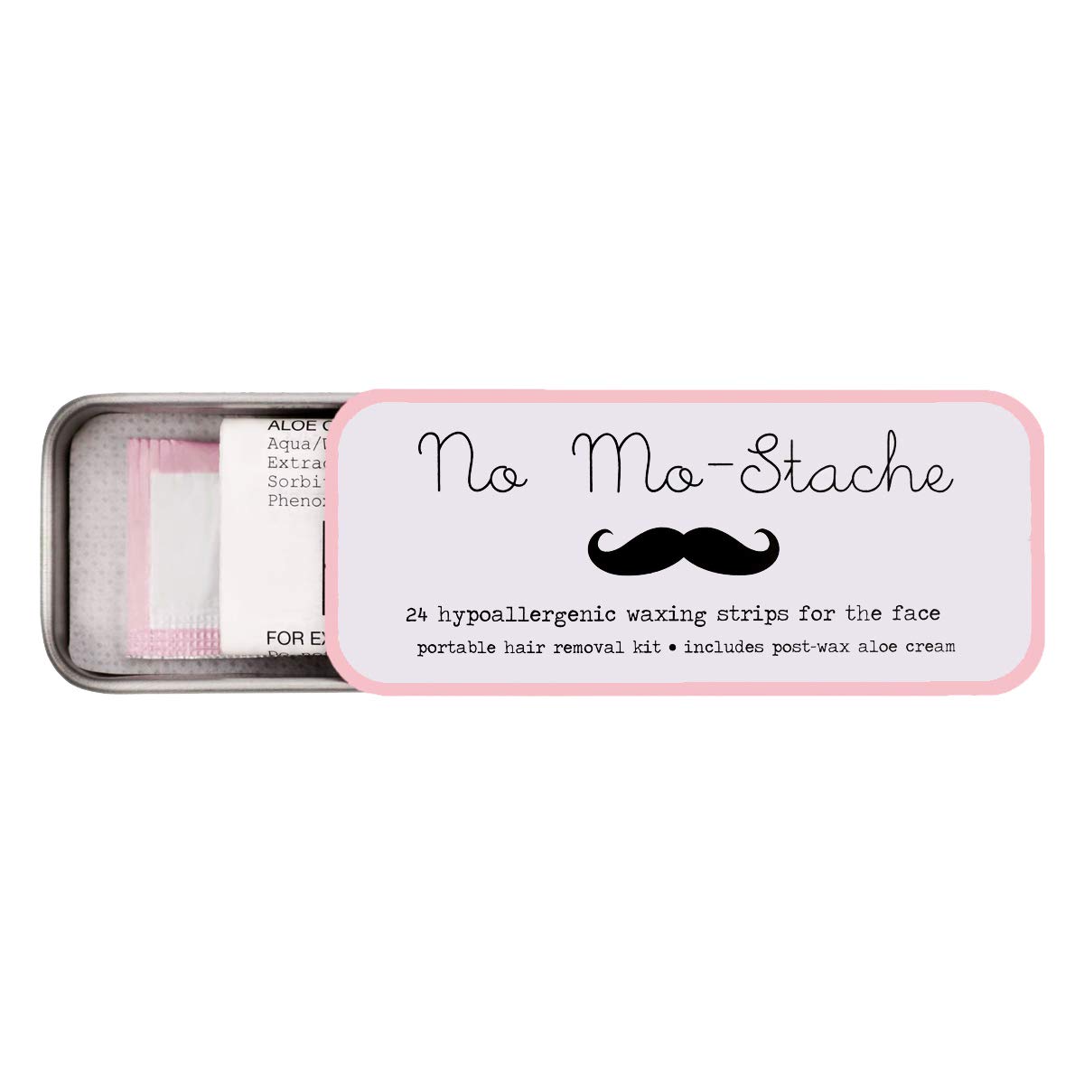 No mo-stache Portable Hair Removal Kit, 24 Count